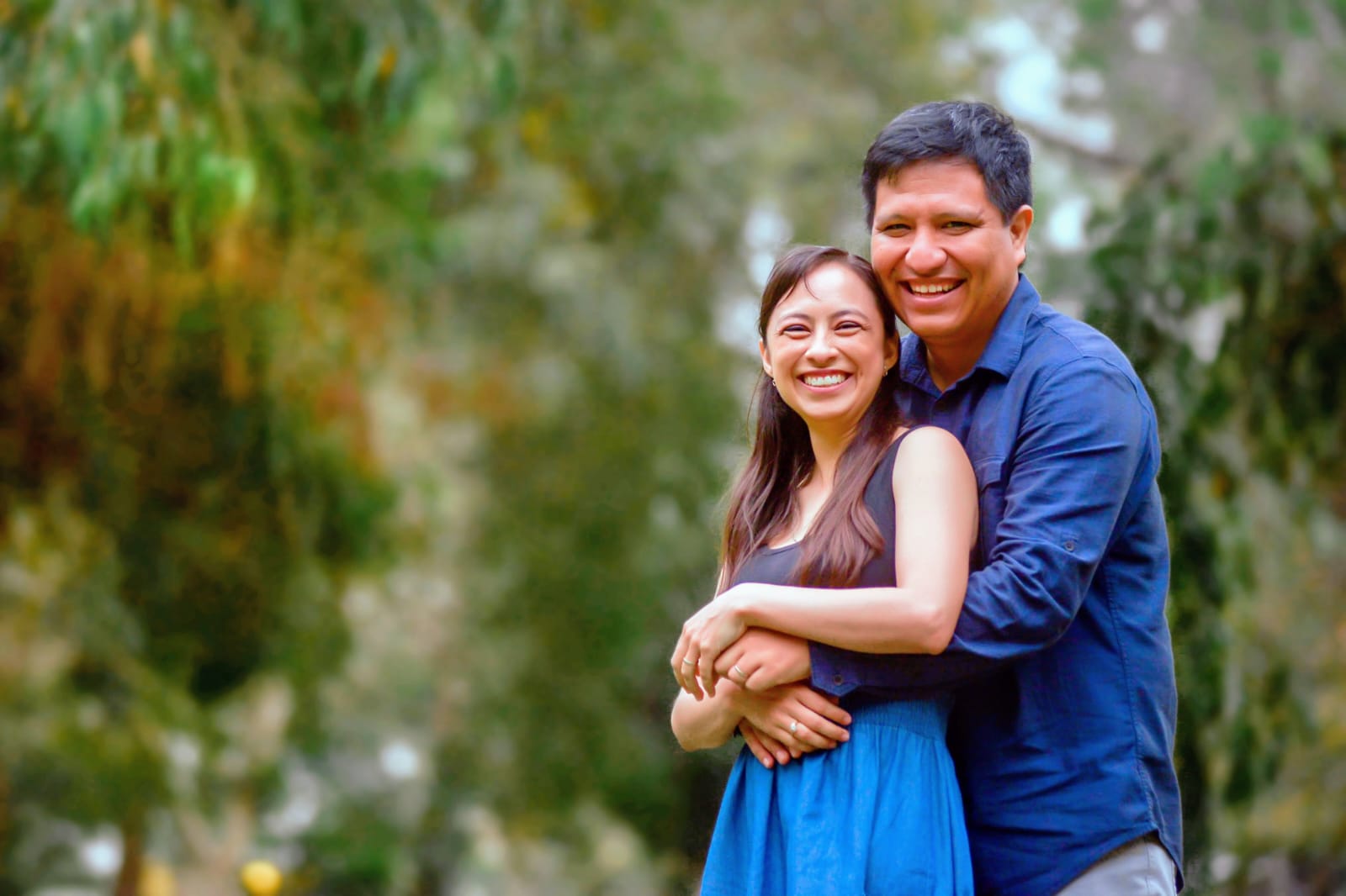 Pepe and Miriam in the central jungle of Peru